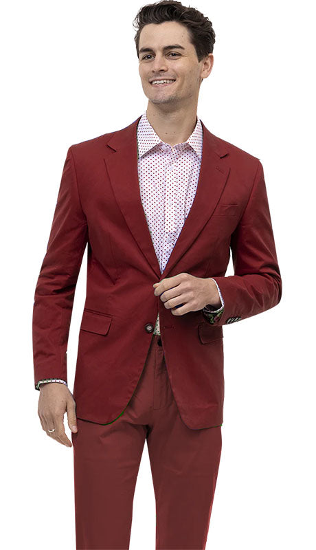 EJ Samuel CHJ01-BUR Chino Blazer