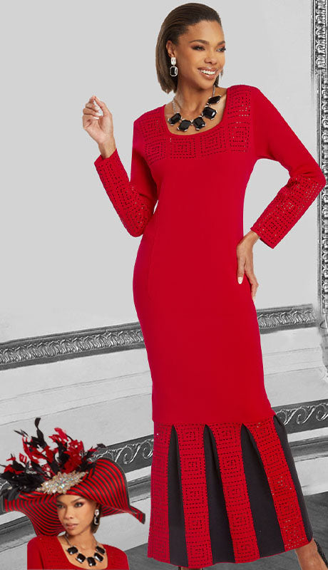 Donna Vinci Knit 13386-QS Womens  Dress