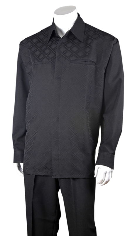 Mens Walking Suit 2762-BLK