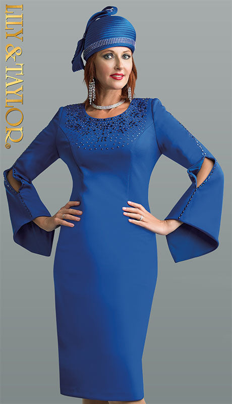 Lily And Taylor 3889-RYL Ladies  Dress