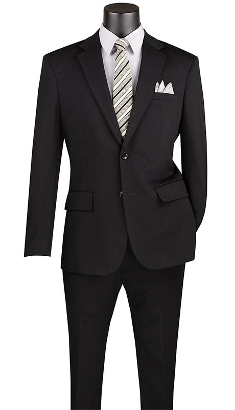 Vinci Mens Suit SDX-3-BLK