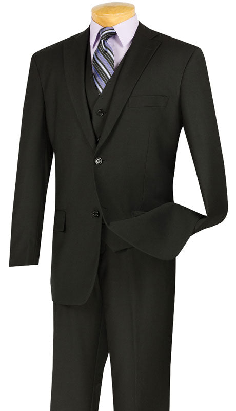Vinci Mens Suit V2TR-BLK
