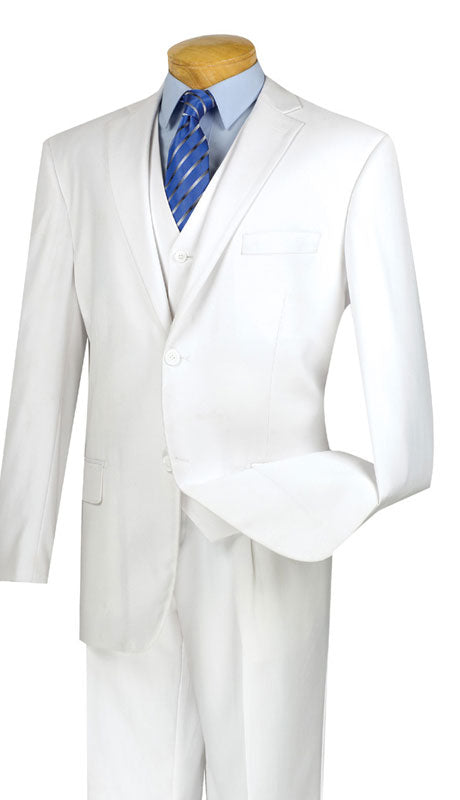 Vinci Mens Suit V2TR-WH