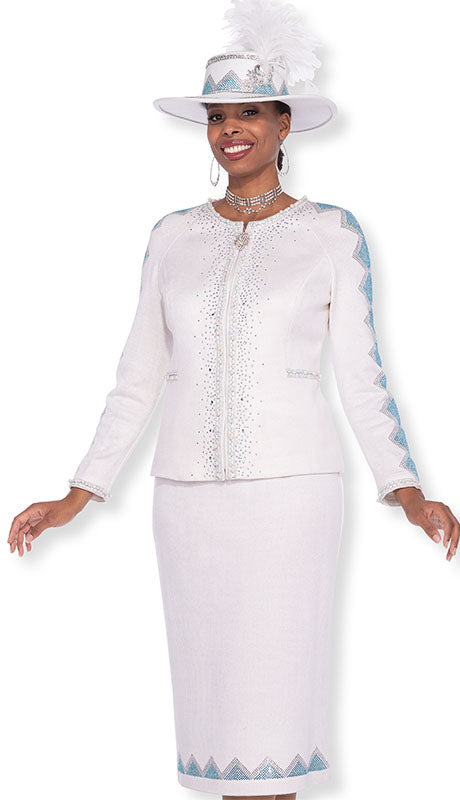 Champagne Italy Knit 5962-OFW-QS  Suit for Women