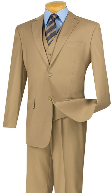 Vinci Mens Suit V2TR-KHA