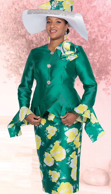 Elite Champagne 6061-GRN  Suit