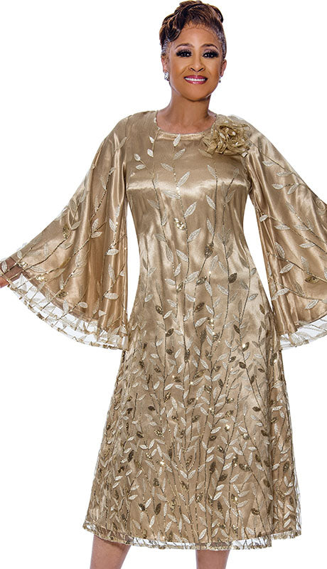 Dorinda Clark Cole 5511-CHM Ladies  Dress