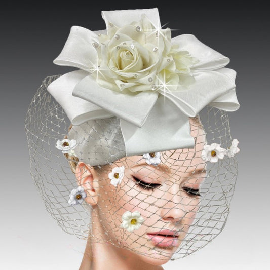 CACHE FA3335-WH  Fascinator