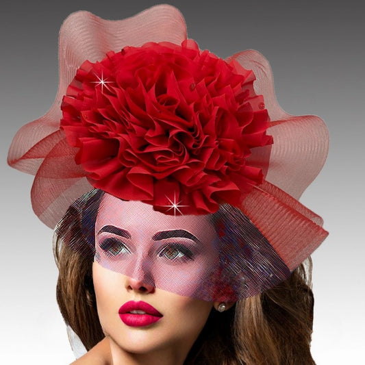 COSETTE FA3354-RE  Fascinator