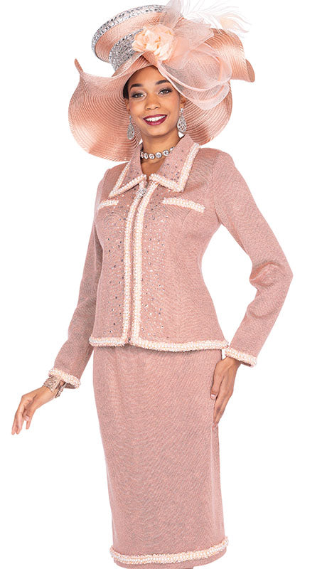 Champagne Italy Knit 5965-QS  Suit