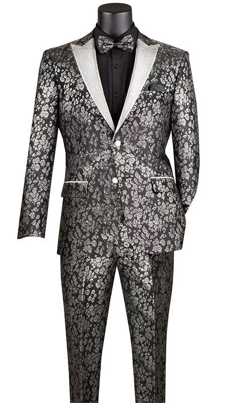 Vinci Mens Tuxedo TSJQ-1-BLK