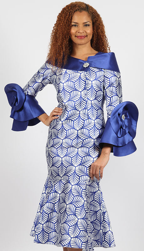 Diana Couture 8879-BLU  Dress