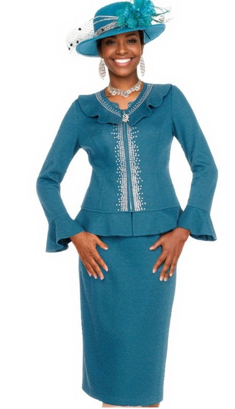 Champagne Italy Knit 5960-HTG-QS  Suit