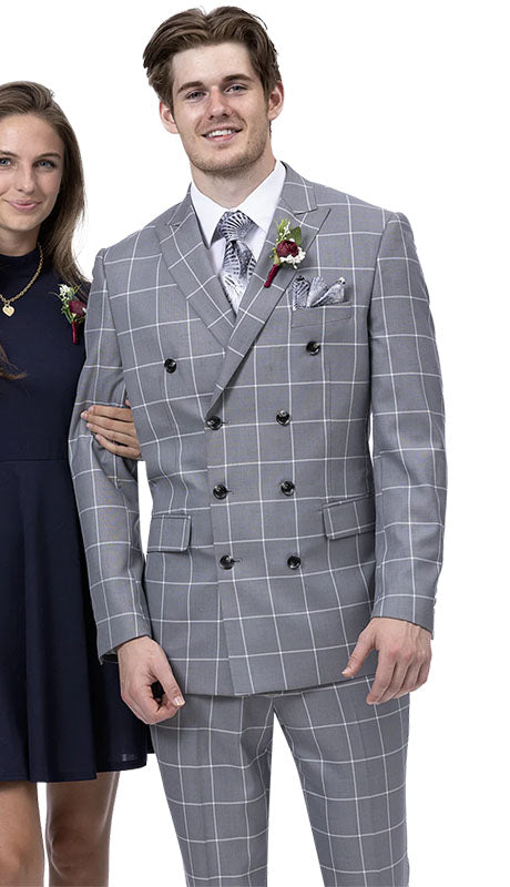 EJ Samuel M2779-GRY Mens  Suit
