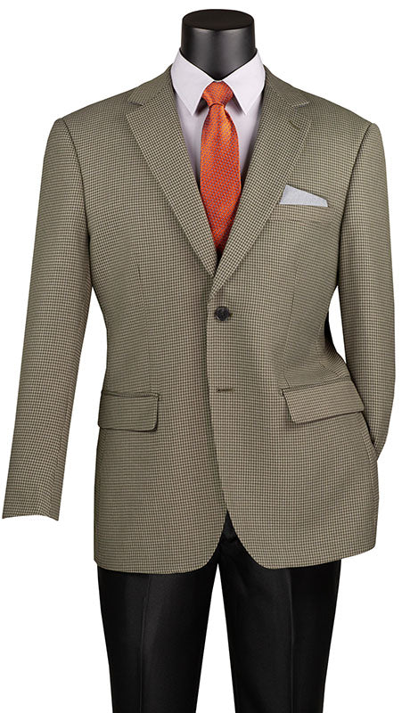 Vinci Mens Sport Coat BM-HT-OLIVE