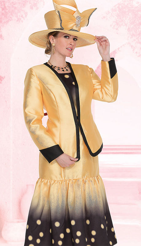 Elite Champagne 6069-YLW  Jacket Dress