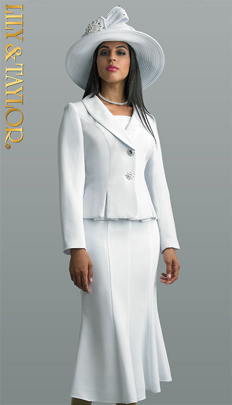 Lily And Taylor 2834-WHT-QS