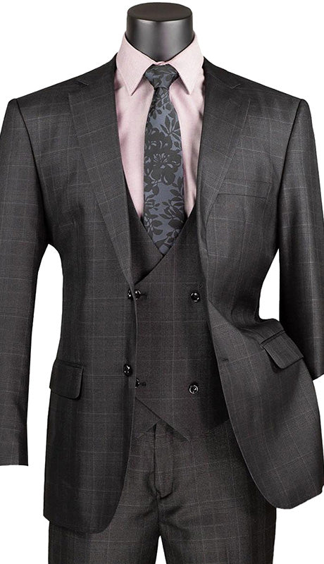 Vinci Mens Suit V2RW-7-BLK