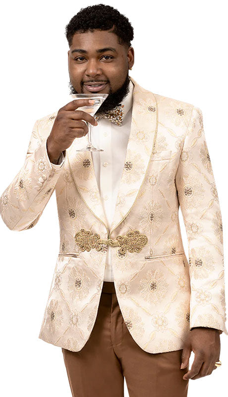 EJ Samuel J166-CRM Mens Blazer