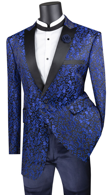 Vinci Men Sport Coat BF-2-BL