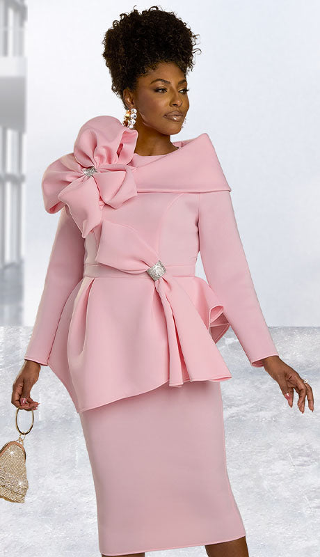 Donna Vinci 12138-PNK-QS Sunday  Suit