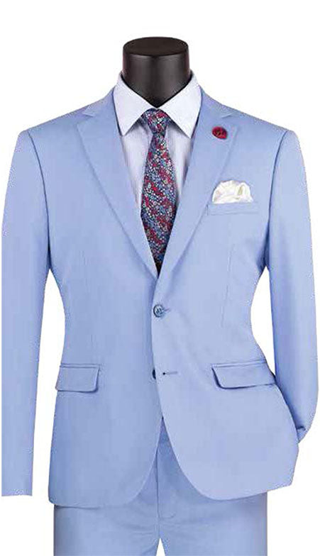 Vinci Mens Suit USDX-1-LBLU