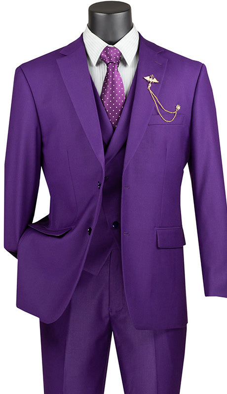 Vinci Mens Suit MV2TR-PUR