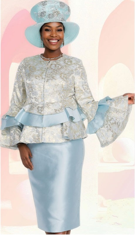 Aussie Austine 5922-BLU Designer  Suit