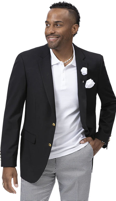 EJ Samuel J170-BLK Mens Blazer