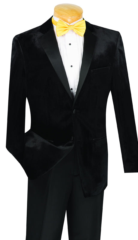 Vinci Mens Suit T-SV-BLK