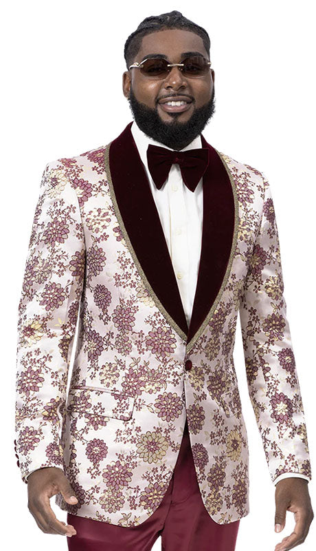 EJ Samuel J171-BUR Mens Blazer