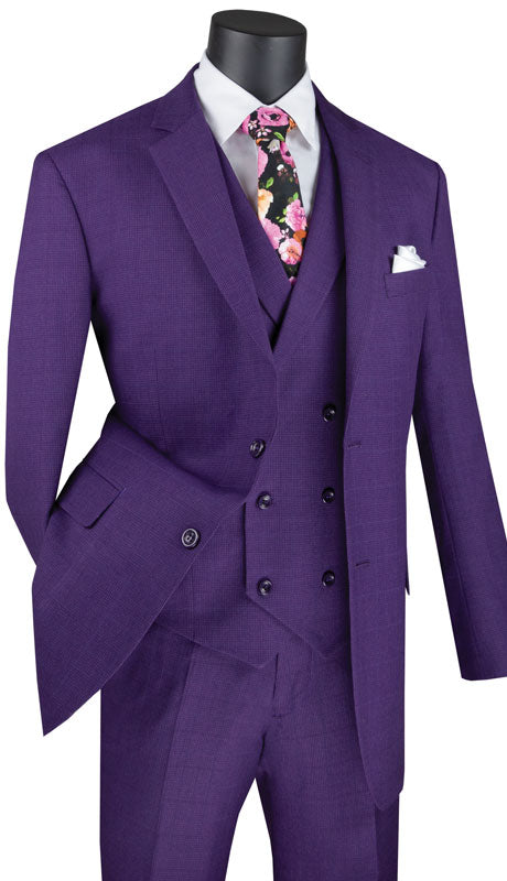 Vinci Mens Suit V2RW-13-PUR