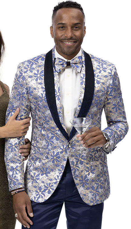 EJ Samuel J174-BLU Mens Blazer