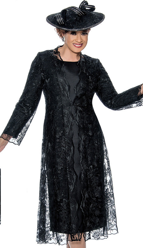 Dorinda Clark Cole 5312-BLK-QS Ladies  Dress