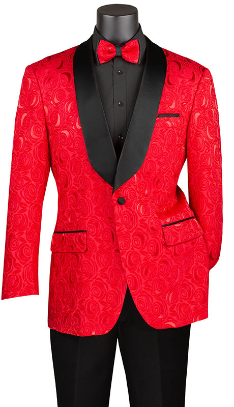 Vinci Mens Suit BF-8-RED