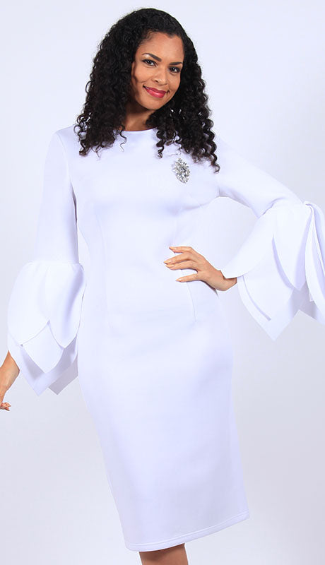 Diana Couture 8668-WHT  Dress