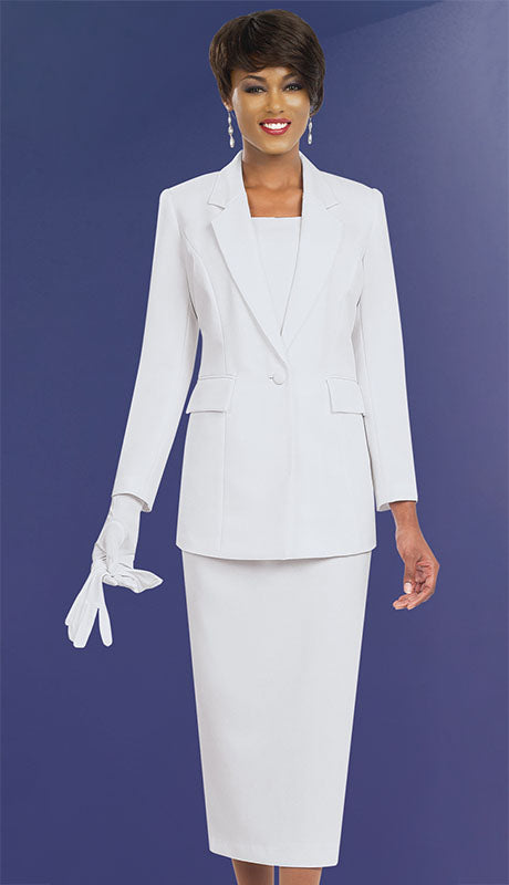 Ben Marc 2295-WHT  Usher Suit