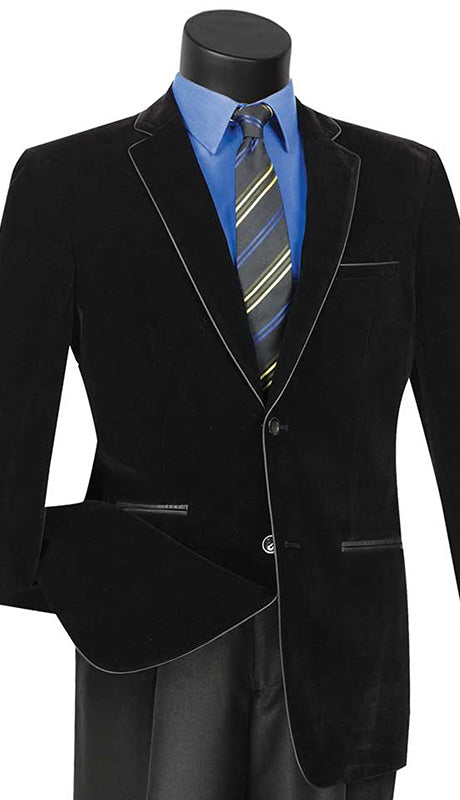 Vinci Mens Sport Coat BS-02-BLK