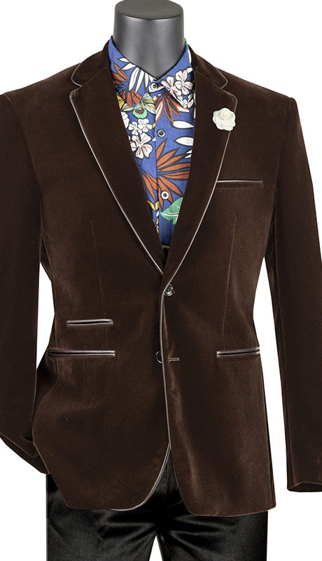 Vinci Mens Sport Coat BS-02-BRN