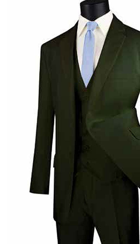 Vinci Mens Suit V2TR-OLI