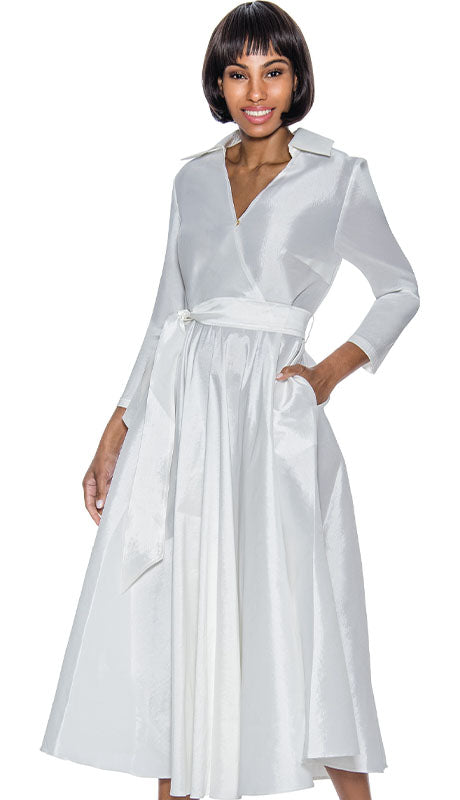 Terramina 7869-WHT Elegant  Dress