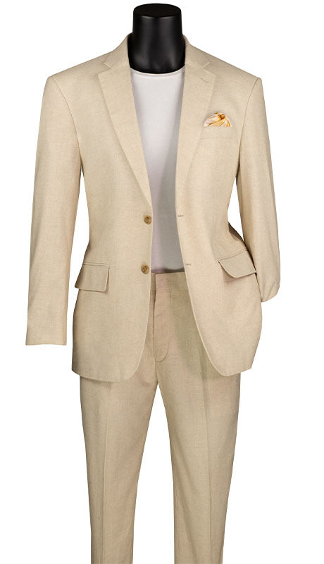 Vinci Mens Suit MLC-1-TAN
