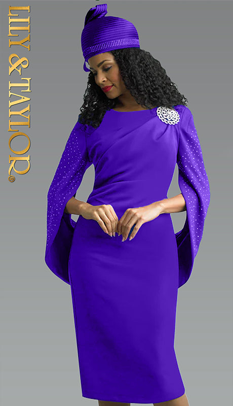Lily And Taylor 3909-PUR-QS