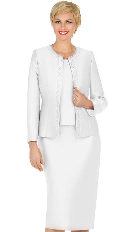 Giovanna 1153-WHT-CO  Suit