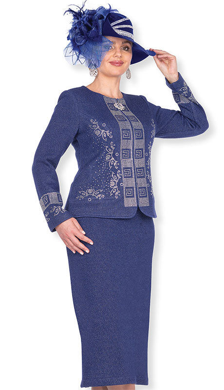 Elite Champagne Knit 5964-RYL-IH  Suit for Women