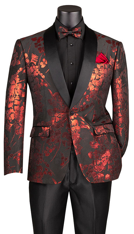 Vinci Mens Sport Coat BSF-19-RED