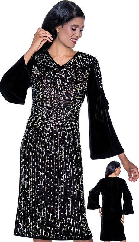 Dorinda Clark Cole 309251-BLK-IH Ladies  Dress