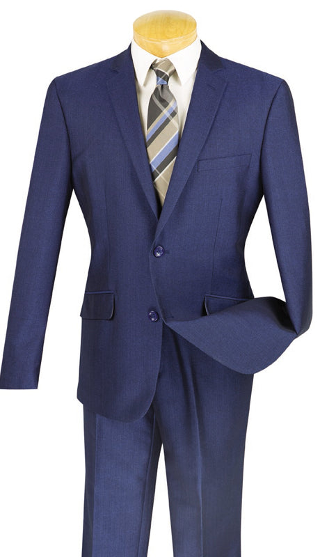 Vinci Mens Suit S2RK-7-BLU