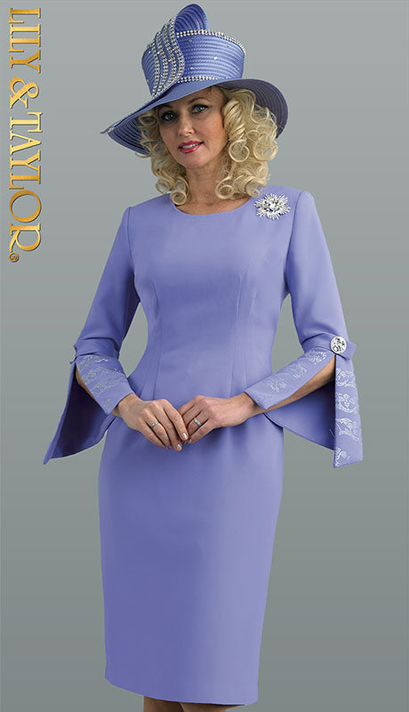 Lily And Taylor 4625-LAV-QS First Ladies  Dress