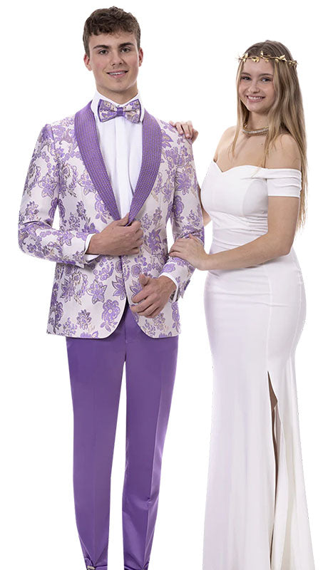 EJ Samuel JP113-PUR Mens Suits